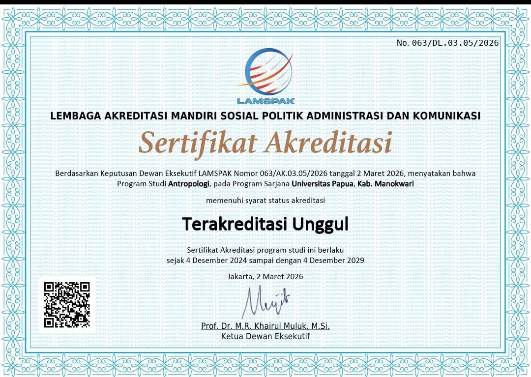 Program Studi S1-Antropologi Meraih Akreditasi UNGGUL